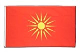 Mazedonien 1992-1995 Flagge, mazedonische Fahne 90 x 150 cm, MaxFlags®