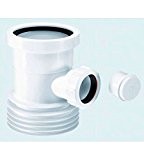McAlpine WC-BP1 Pan Connector Boss Pipe Adapter by Mcalpine