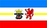 Mecklenburg Vorpommern Fahne Flagge Grösse 1,50x0,90m - FRIP -Versand®