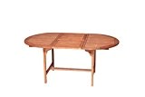 MERXX Gartentisch aus Holz 100x120cm ausziehbar bis 170cm