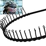 Metal Wire Comb Sports Alice Band Hair Headband Home Fashion Black by ASTrade
