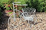 Metall Blumentopf auf Rollen für Garten Blumen und Grenzen - Große Ornament Fahrrad Decor