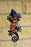 Metall Deko Art Wand Garten Ornament, zum Aufhängen Eidechse Gecko