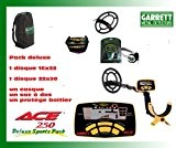 Metalldetektor-Garrett Ace Pack 250 Sport ohne Teile Scheiben (2 Scheiben Größen im Pack)