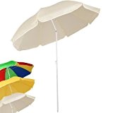 Miadomodo Wasserabweisender Sonnenschirm Strhandscirm Sonnenschutz Schirm mit Knickgelenk höhenverstellbar mit Größen- und Farbwahl