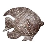 Milanari Holzskulptur "Fish" Teak 58 x 53 x 33 cm