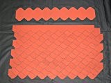 Mini Dachschindeln Schiefer (55 mm) - Set - Rot 23.426 Dachschindel