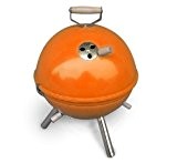 Mini Kugelgrill BBQ Grill orange Holzkohlegrill Kohle Camping Garten Gartenausstattung von Jet-Line