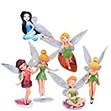 Miniatur Garden Fairy, bunt, Home Garten-Fee Ornament 6 Packungen für Esszimmer Wohnzimmer Schlafzimmer Toiletten