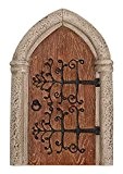 Miniatur-Welt MW06-011 - Kunstharz Gothic Holz Fairy Tür