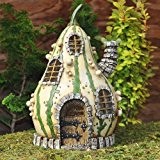 Miniature Fairy Garden Fiddlehead Striped Gourd Fairy Home by Made in China
