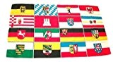 MM Deutschland 16 Bundesländer Flagge/Fahne, wetterfest, mehrfarbig, 150 x 90 x 1 cm, 16295