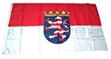 MM Hessen Flagge/Fahne, 150 x 90 cm, wetterfest, mehrfarbig, 16194