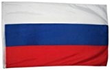 MM Russland Flagge/Fahne, wetterfest, mehrfarbig, 150 x 90 x 1 cm, 16306