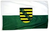 MM Sachsen Flagge/Fahne, 150 x 90 cm, wetterfest, mehrfarbig, 16202