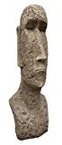 MOAI Kopf H80cm by Fiona Scott Vidroflor Steinguss Steinfigur + Original Pflegeanleitung von Steinfigurenwelt Giessen