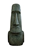 Moai Kopf Steinguss / Osterinseln Statue 150cm für Haus und Garten