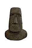 Moai Kopf Steinguss / Osterinseln Statue 42cm für Haus und Garten