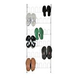 Modern Over Door Shoe Rack Up To 18 Pairs For Home by Premier