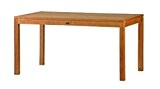Moderner Teakholz Tisch "Notting Hill" - 120x90 cm - Hervorragende Holzqualität - Hochwertiges (Teak,-) Kernholz - Perfekt verarbeitet - Wetterfest ...
