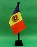 Moldawien 15x25 cm Tischflagge in Profiqualität, nur Tischflagge
