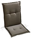 Monoblockauflage Polsterauflage Sesselauflage Stuhlauflage "Tamaya" 110x48x5 cm