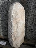 Monolith aus rose farbenem Onyx - 60 cm hoch - Kiesel Kieselsteine Findling Quellstein Brunnen