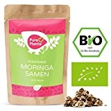 Moringa Samen Bio von Pura Planta - 200 keimfähige Moringa Samen vom Wunderbaum Moringa oleifera | Inkl. Anzuchtanleitung für deinen ...