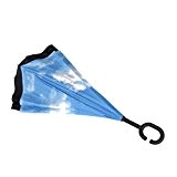 MYC Yi Lian kreative Explosion Modelle langen Regenschirm Double-Reverse-Frau M für freihändige Schirm sonnig