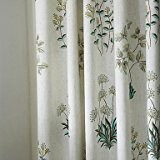 mzmz Warm Schutz & Noise reducting Zwei scheibenelementen Ivory Floral/Botanical Poly/Baumwolle-Mischgewebe Panel Yes - Beige Lining