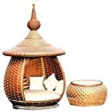 Nachahmung bambus - rattan wicker deckchair set / sonnenliege / liegestuhl / strandstuhl / gartensessel / relaxliege / lounge sessel ...