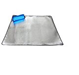 Nasis zwei Seiten feuchtigkeitsfest Aluminium Picknickdecke Zeltdecke AL7070 (200x200cm)