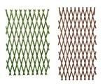 Natur Holz genietet-Gitter Garten Expansion-Gitter in grün oder braun Größen 180 cm x 30 cm, 45 cm, 60 cm, 90 cm, 120 cm, 150 cm