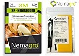 Nemagro® Kombipack - SF Nematoden 3M + Gelbtafeln (3mio 30 Pflanzen oder 6qm) - Ihre Erste Wahl gegen Trauermücken!