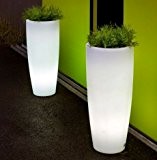 New Garden LUMBM070SLNW LED, Plastik, 9 W, weiß, Durchmesser 40 x 70 cm