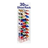 NEW KNIGHT TALL 30 PAIRS SHOES RACK/STAND/ORGANISER WITH 10 TIERS by Knight