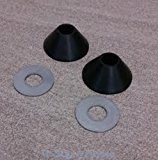 Non-Slip Toilet Seat Cone Fixings - Fittings For Loose Toilet Seats - 8mm by Euroshowers