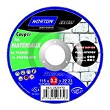 Norton Trennscheiben für Nabendynamo déporte expert Material 115 x 3,2 x 22,2