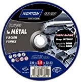Norton Trennscheiben für Nabendynamo déporte expert Metall/Edelstahl, Ø 230 x 2,5 x 22,2