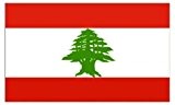 Novelties Direct Libanon Libanesische Flagge, 1.52 x meters 0.91 meters (100% Polyester), mit Ösen zum Aufhängen