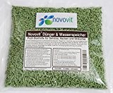 Novovit Dünger & Wasserspeicher Profi-Starthilfe für Gehölze, Hecken, Koniferen und Zierpflanzen Bodenverbesserer mit Stockosorb (1000g)