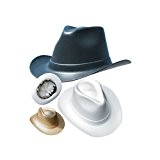 Occunomix VCB100-00 Vulcan Cowboy Style Hard Hat with Squeeze Lock Suspension, White by Occunomix