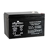 Offgridtec AGM Solar Batterie Extrem zyklenfest 12 Ah 20 Stünde 12V, 2-01-001985