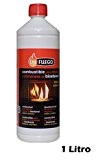 OK Fuego Bio-Ethanol, 1-l-Flasche, für Öfen und Kamine im Innen- / Außenbereich