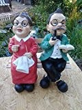 Oma und Opa auf der Bank (klein) - Menschenfiguren - OM011
