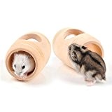 omem Holz Cask Spielzeug für Nagetier Kleine Haustiere wie Hamster
