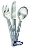 Optimus Kocher Titanium 3-Piece Cutlery Set