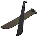 ORA-TEC Machete Messer mit Sägerrücken und Kunststoffscheide