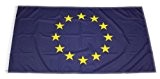 Original Handycop® Flagge Fahne F92034 Euro Europa Europäische Union 90 x 150 cm - wetterfeste Qualität
