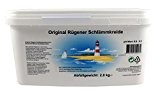 Original Rügener Schlämmkreide / 2,0 Kg Calciumcarbonat / reines und allergenfreies Naturprodukt